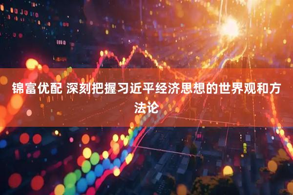 锦富优配 深刻把握习近平经济思想的世界观和方法论